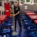 Spruance conducts routine operations