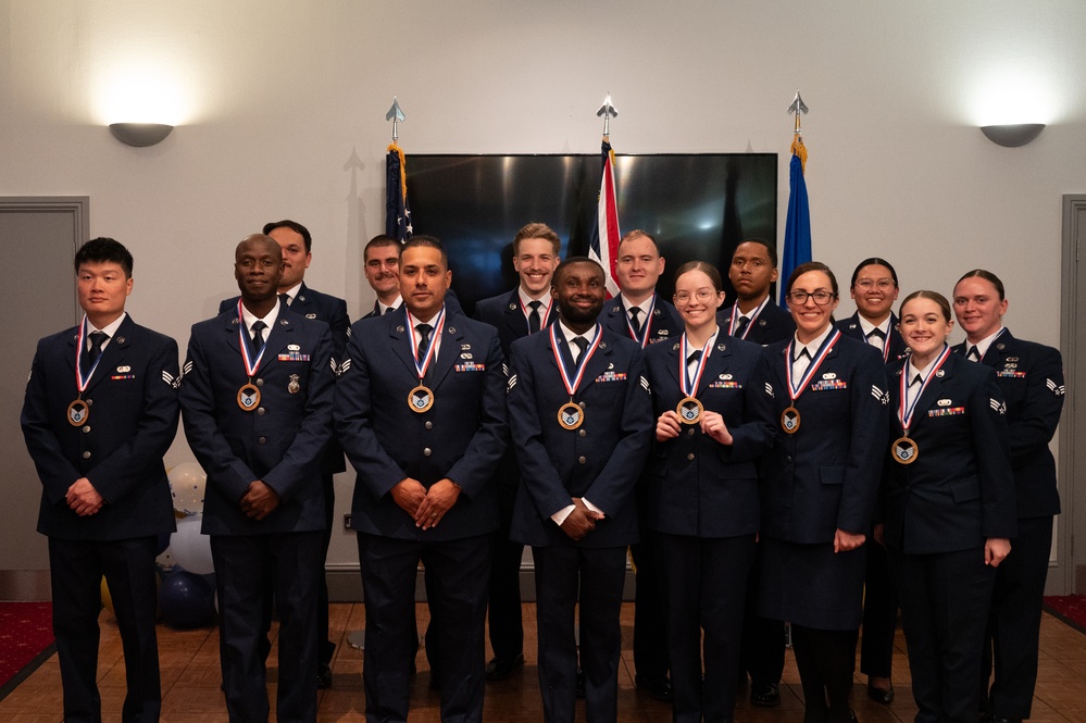 RAF Croughton NCO induction ceremony