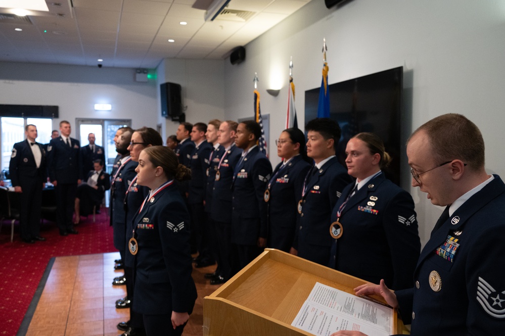 RAF Croughton NCO induction ceremony