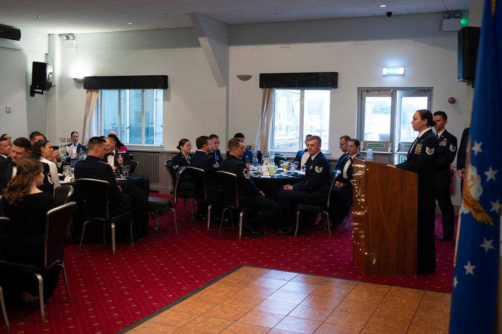 RAF Croughton NCO induction ceremony