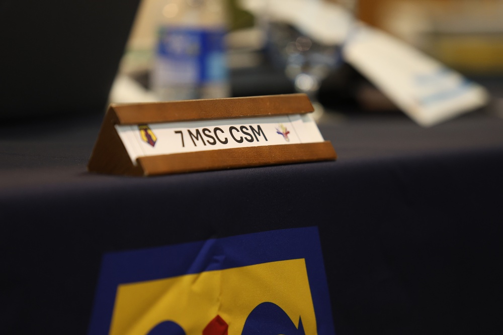 7th Mission Support Command Hosts Senior Enlisted Forum