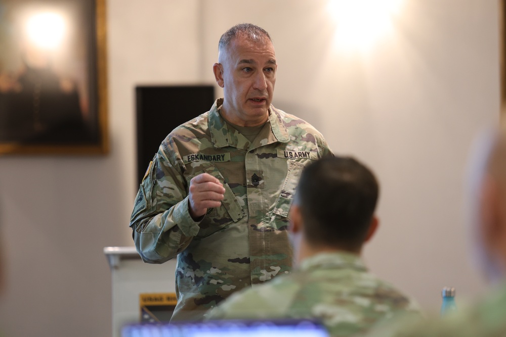 7th Mission Support Command Hosts Senior Enlisted Forum