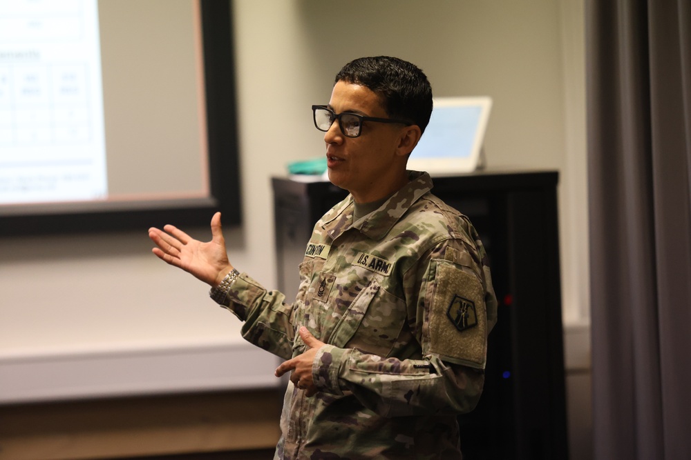 7th Mission Support Command Hosts Senior Enlisted Forum