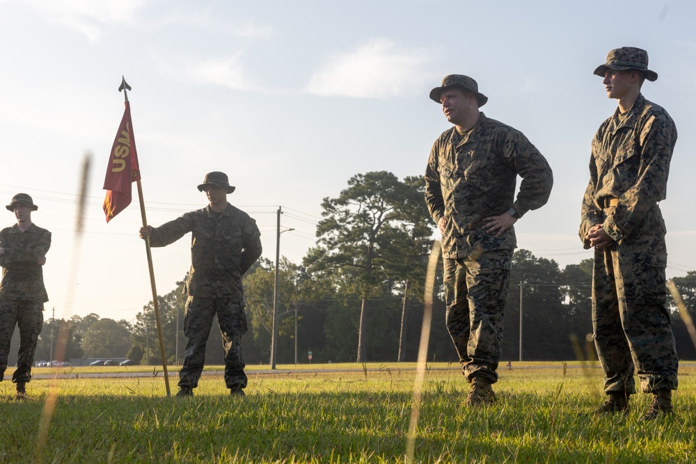 H&amp;S Battalion, SOI-E conducts hike at Camp Geiger