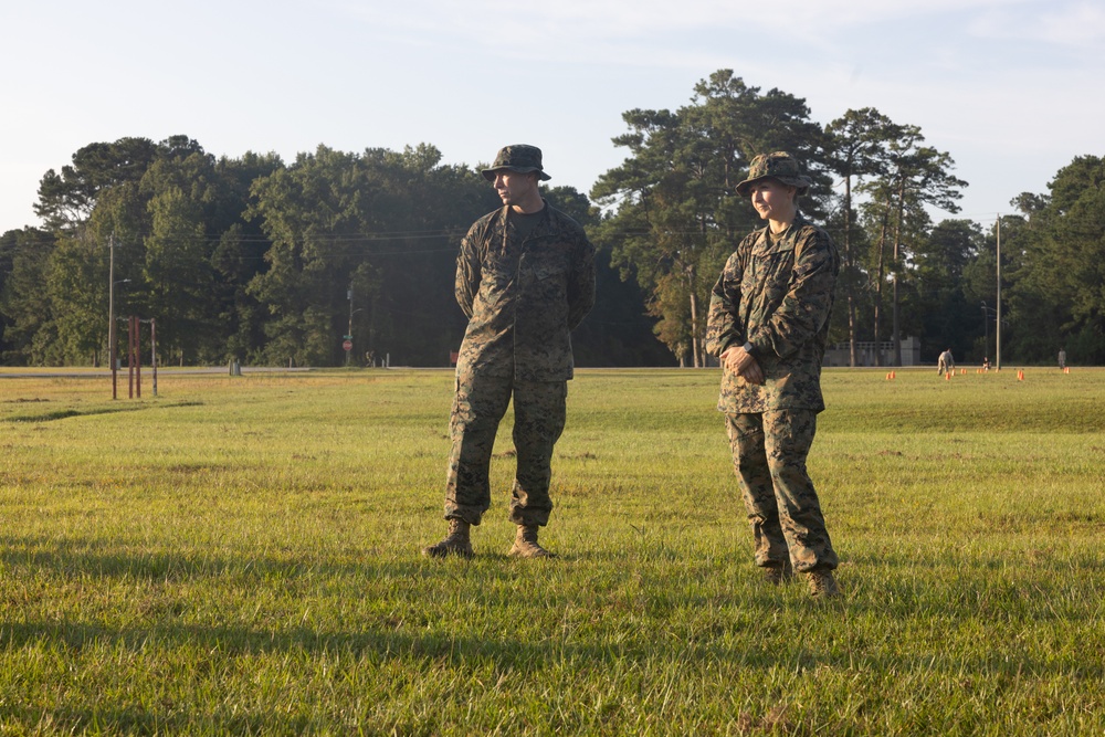 H&amp;S Battalion, SOI-E conducts hike at Camp Geiger