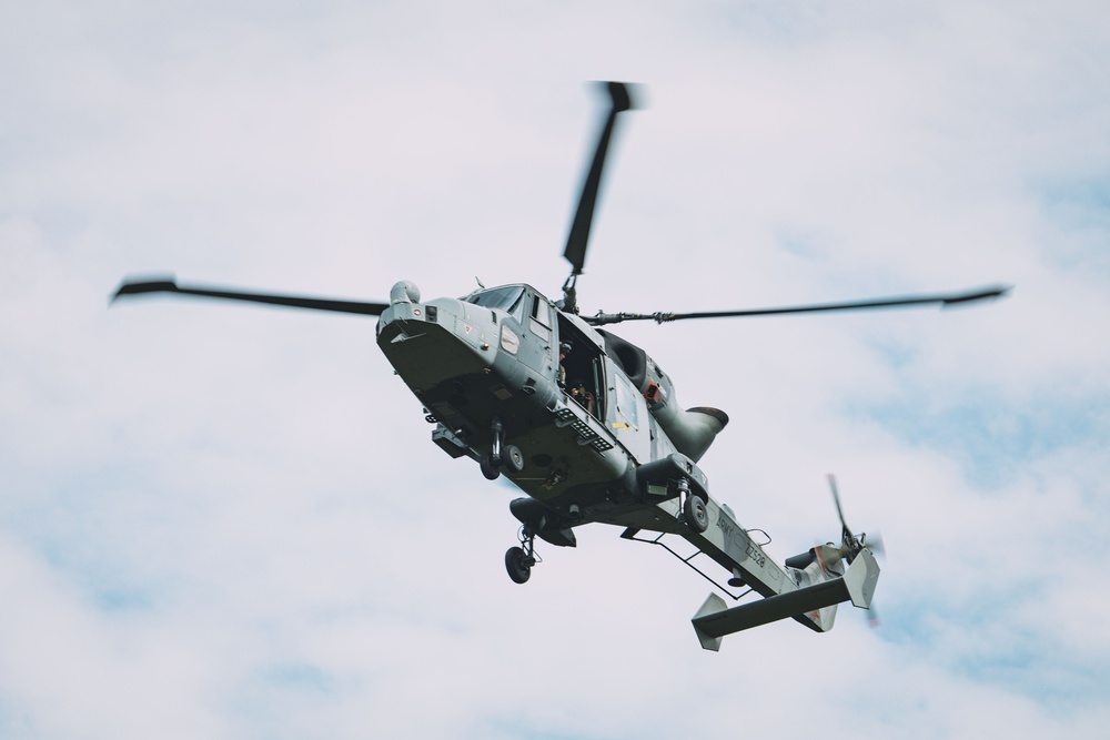 Helicopters Take Flight during Saber Junction 24