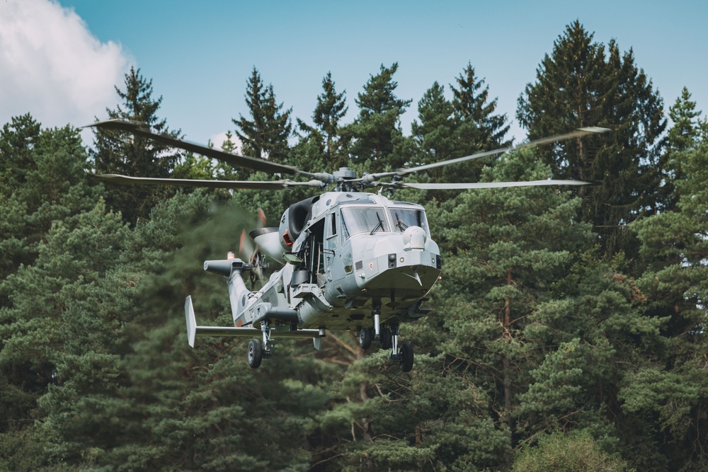 Helicopters Take Flight during Saber Junction 24