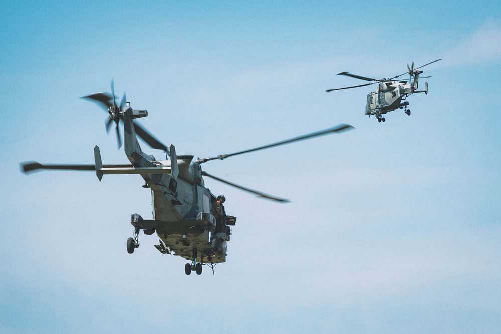 Helicopters Take Flight during Saber Junction 24