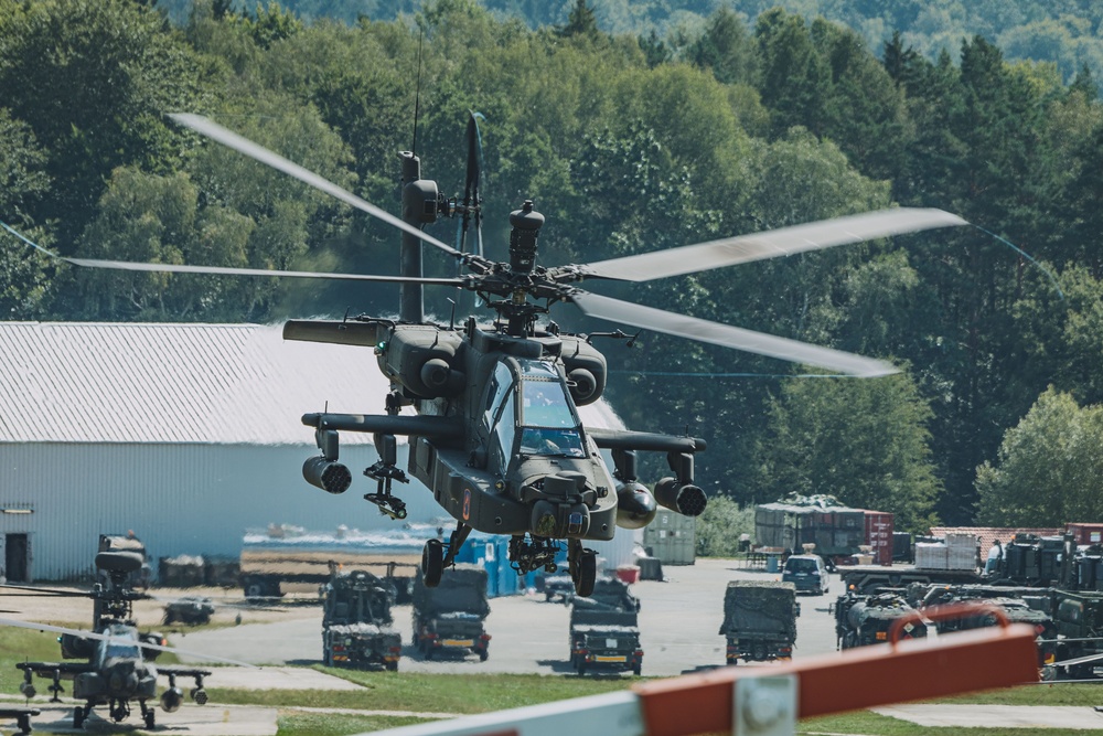 Helicopters Take Flight during Saber Junction 24