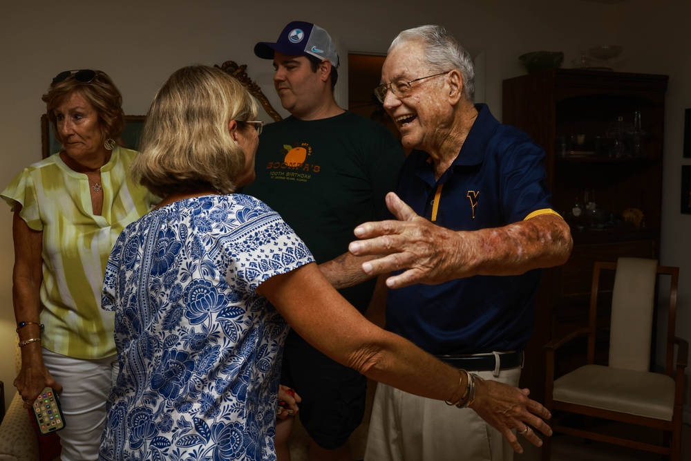 World War II Veteran Celebrates 100th Birthday