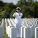 Military Funeral Honors with Funeral Escort are Conducted for U.S. Navy Mess Attendant 3rd Class David Walker in Section 62