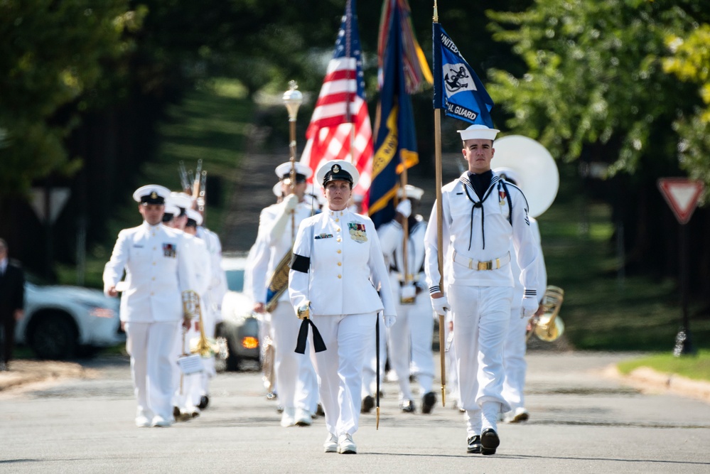 Military Funeral Honors with Funeral Escort are Conducted for U.S. Navy Mess Attendant 3rd Class David Walker in Section 62