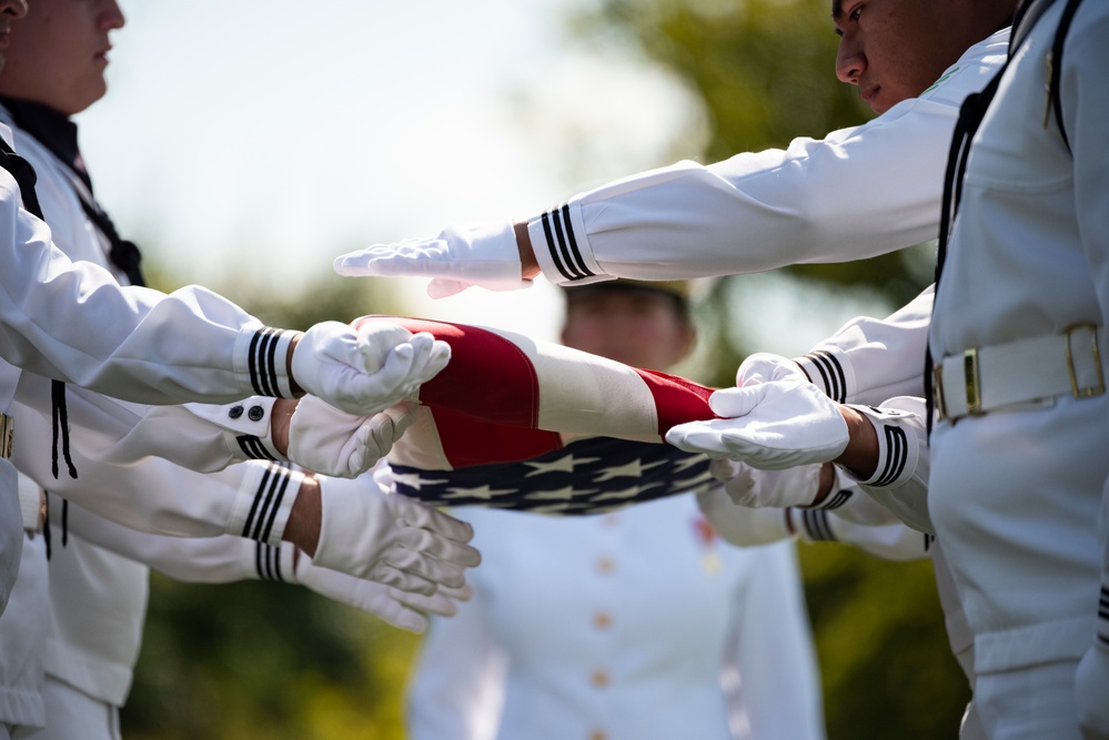 Military Funeral Honors with Funeral Escort are Conducted for U.S. Navy Mess Attendant 3rd Class David Walker in Section 62