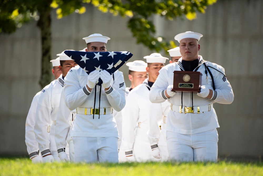 Military Funeral Honors with Funeral Escort are Conducted for U.S. Navy Mess Attendant 3rd Class David Walker in Section 62