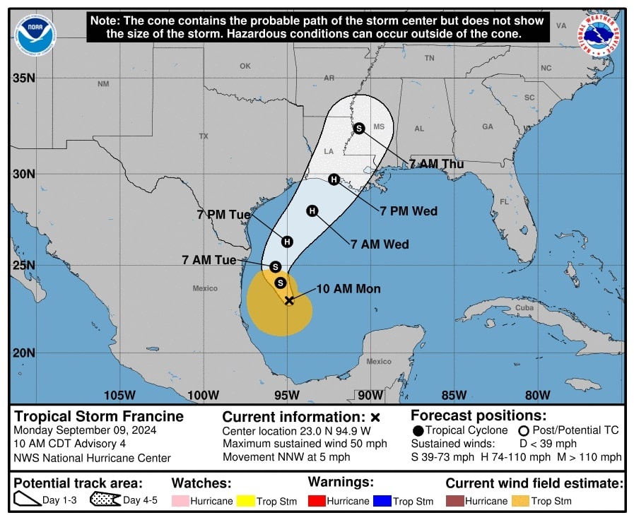 DVIDS Images National Hurricane Center Tropical Storm Francine