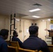 Sailors have a church meeting