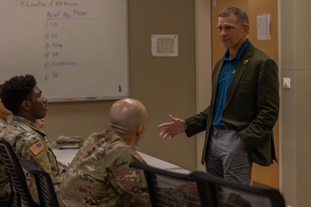 Retired Sgt. Maj. of the Army Michael A. Grinston visits Caserma Del Din, Italy