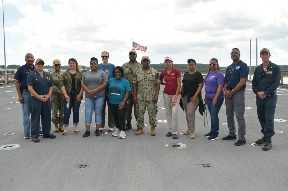 Carolina Educators Orientation Visit (EOV) Meets Norfolk Naval Base