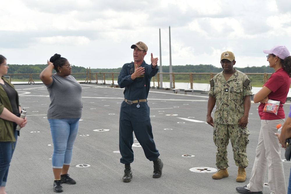 Carolina Educators Orientation Visit (EOV) Meets Norfolk Naval Base