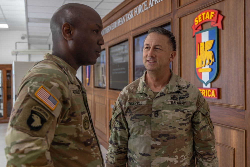 21st Theater Sustainment Command conducts battlefield circulation in Italy