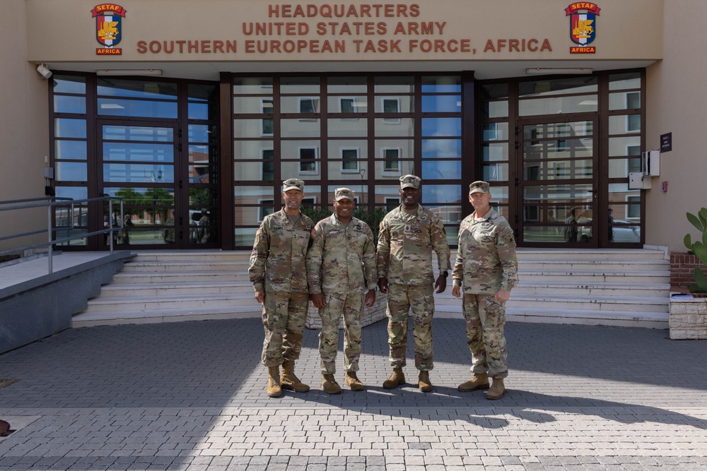 21st Theater Sustainment command team conducts battlefield circulation in Italy