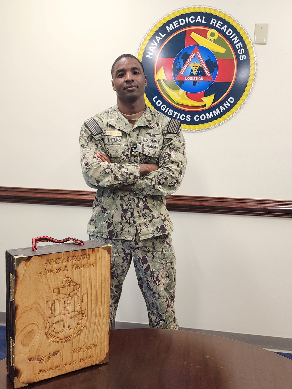 NMRLC Highlights Chief Petty Officer Selectee Alonzo Thomas