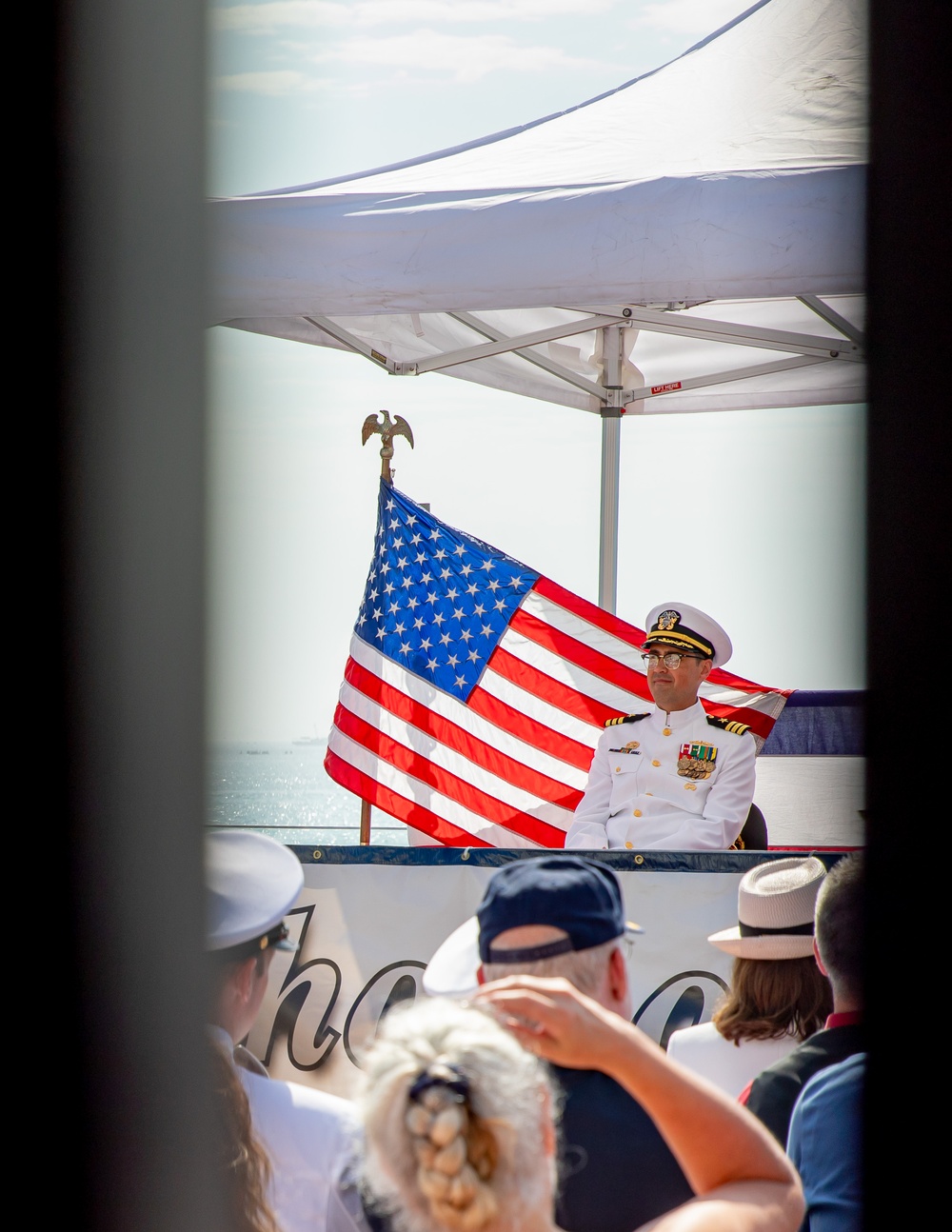 USS Asheville Holds a Change of Command