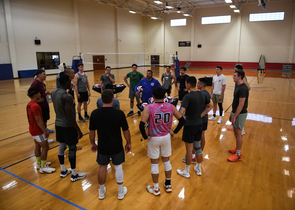 Competition Breeds Excellence: Vandenberg SFB Hosts DAF Men's Volleyball Team Tryouts