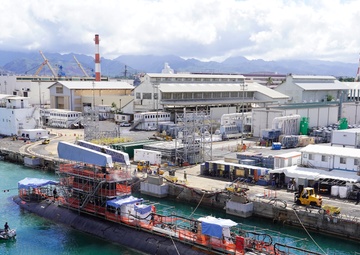 Pearl Harbor Naval Shipyard Begins USS North Carolina Submarine Maintenance