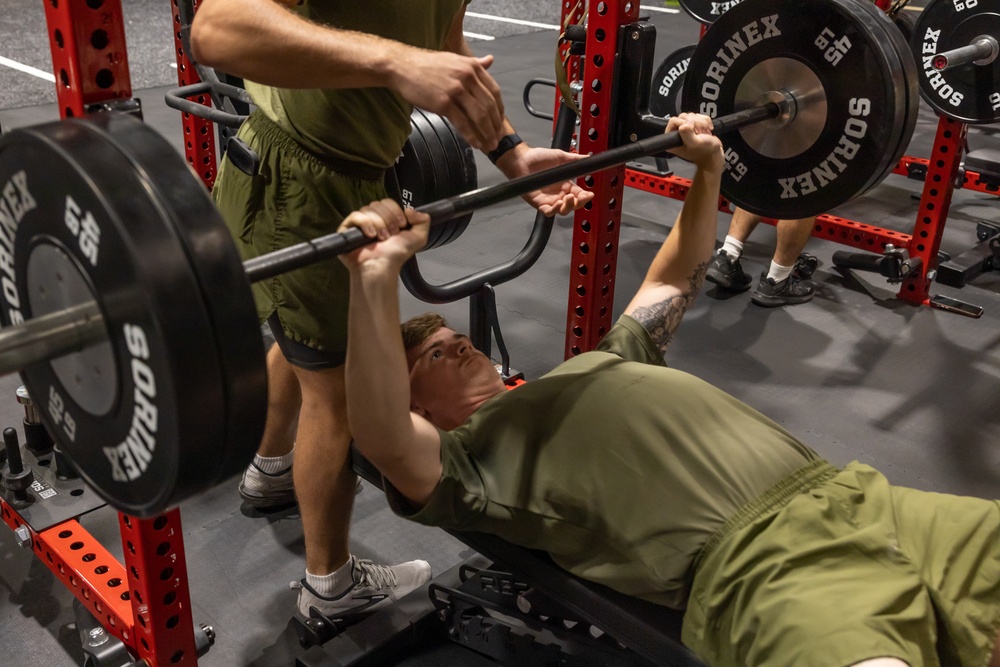 CLB-22 Conducts Physical Assessment at 2nd MLG Human Performance Center