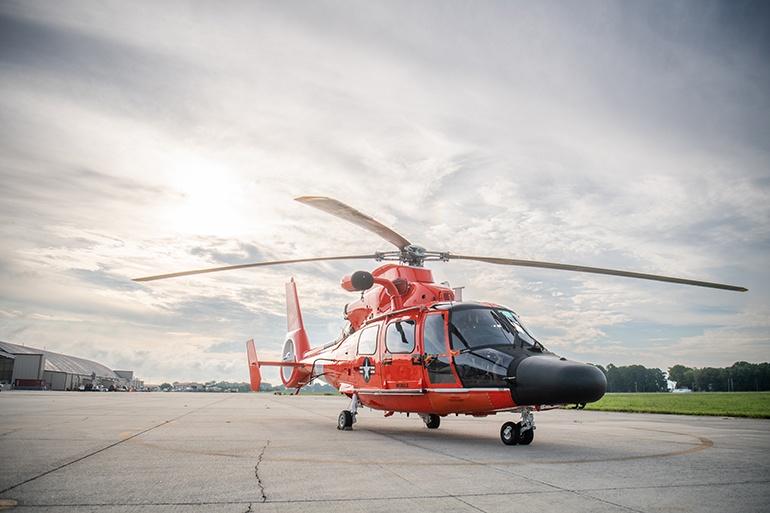 Coast Guard Completes Final MH-65E Upgrade at Aviation Logistics Center, Marking 40 Years of Service and Over 26,000 Lives Saved