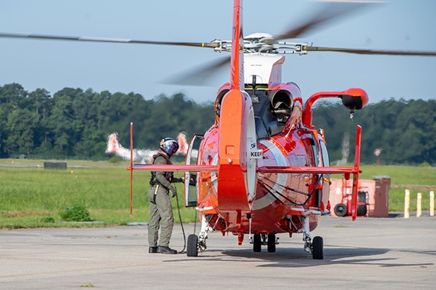 Coast Guard Completes Final MH-65E Upgrade at Aviation Logistics Center, Marking 40 Years of Service and Over 26,000 Lives Saved