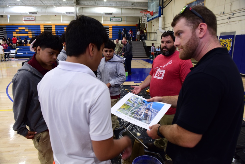 Employees highlight careers at Antioch Middle School STEAM event
