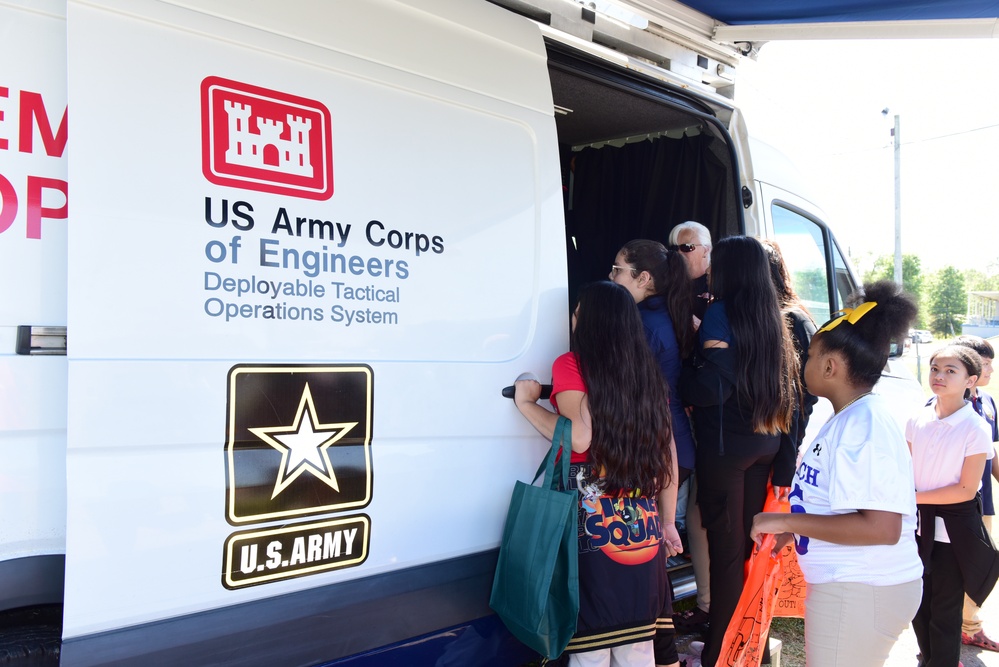 Employees highlight careers at Antioch Middle School STEAM event