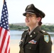 Officer promoted on the steps of Jefferson Memorial