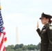 Officer promoted on the steps of Jefferson Memorial