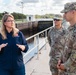 Cadet Josiah Jessup learns how the Saint Lucie Lock and Dam works