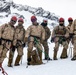 U.S. Marine Corps Mountain Warfare Instructors conduct cold-weather rescue training with Argentine marines