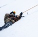 U.S. Marine Corps Mountain Warfare Instructors conduct cold-weather rescue training with Argentine marines