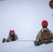 U.S. Marine Corps Mountain Warfare Instructors conduct cold-weather rescue training with Argentine marines