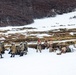 U.S. Marine Corps Mountain Warfare Instructors conduct cold-weather rescue training with Argentine marines