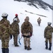 U.S. Marine Corps Mountain Warfare Instructors conduct cold-weather rescue training with Argentine marines