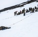 U.S. Marine Corps Mountain Warfare Instructors conduct cold-weather rescue training with Argentine marines