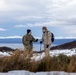 U.S. Marine Corps Mountain Warfare Instructors conduct cold-weather rescue training with Argentine marines