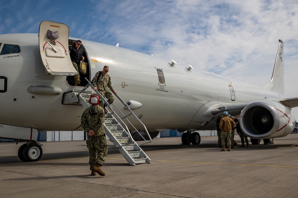 U.S. Navy Rear Adm. Lofgren observes flight operations during UNITAS LXV