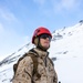 U.S. Marine Corps Mountain Warfare Instructors climbs toward mountain summit with Argentine marines