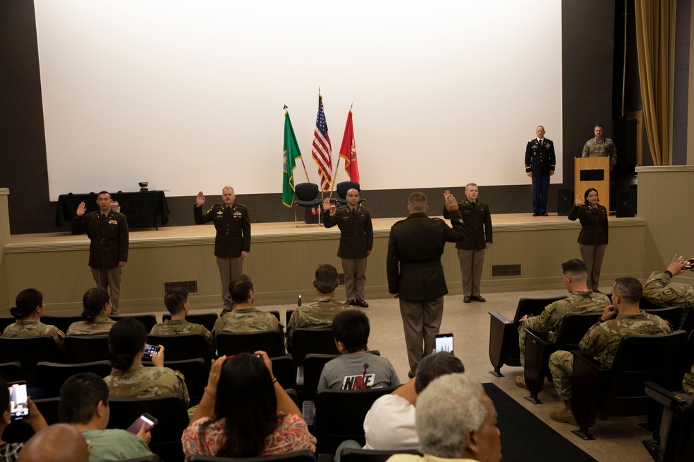 205th Regiment Officer Candidate School Class 67-24 commissioning ceremony