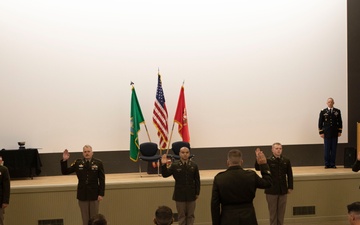 205th Regiment Officer Candidate School Class 67-24 commissioning ceremony