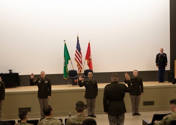 205th Regiment Officer Candidate School Class 67-24 commissioning ceremony