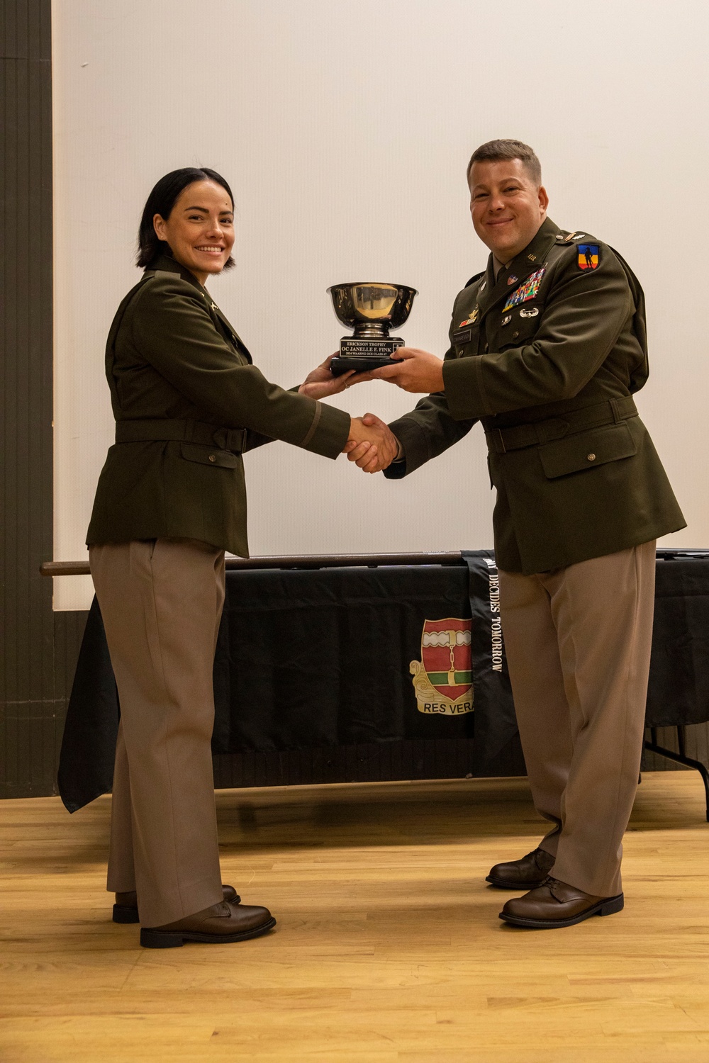 205th Regiment Officer Candidate School Class 67-24 commissioning ceremony